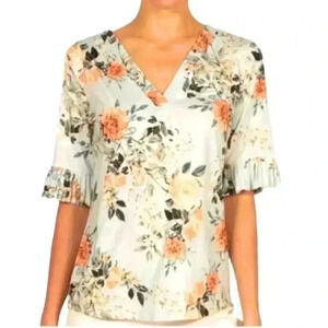 Emmaline petite pleated blouse